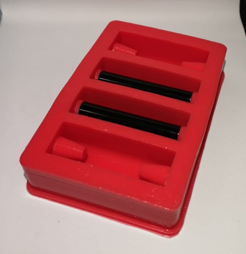 Resin Saver Silicone mould for Sierra & other Pen blanks casting withTube-in
