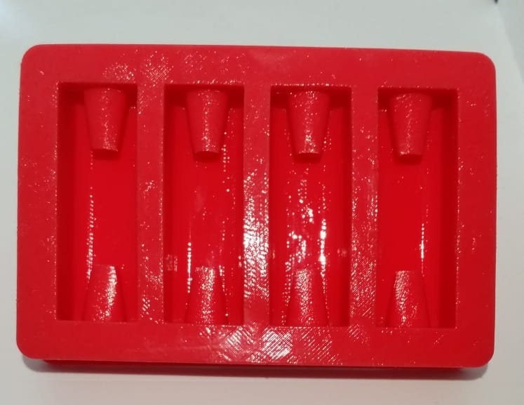 Resin Saver Silicone mould for Sierra & other Pen blanks casting withTube-in