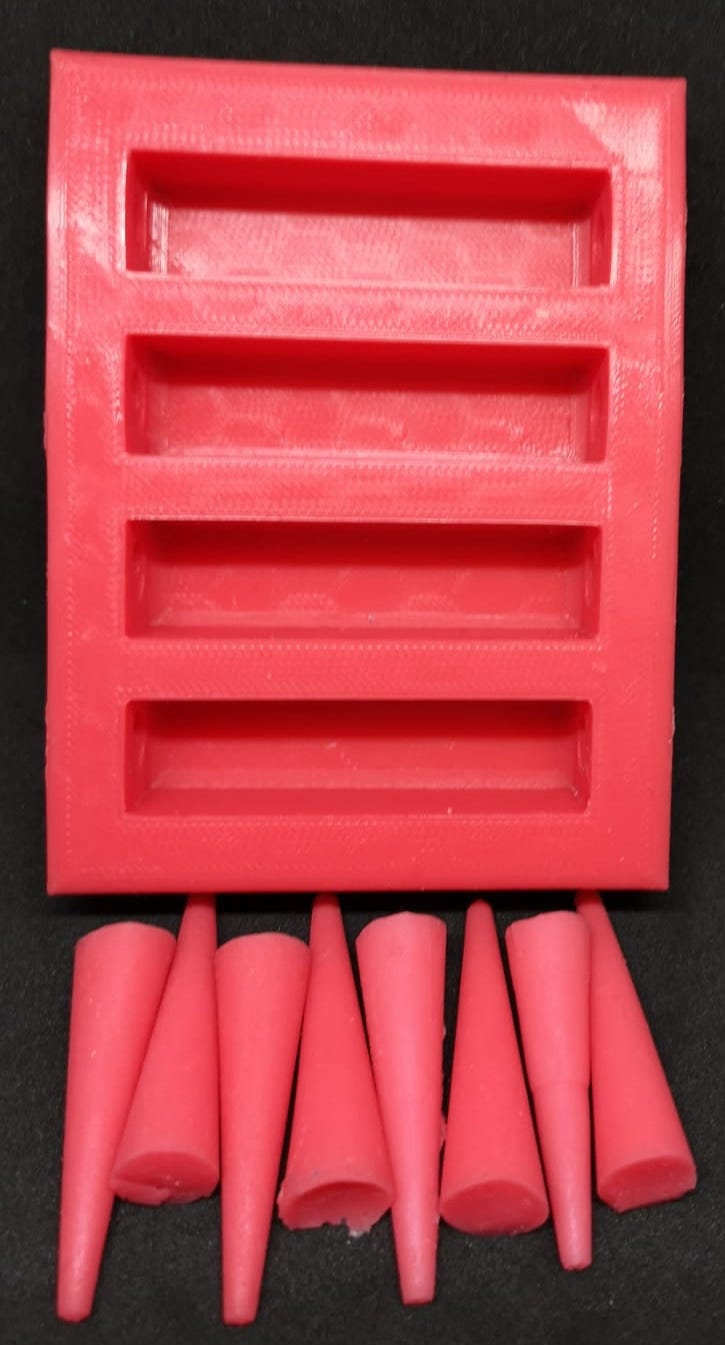 Silicone mould/mold Slimline Pen, Tube-in, Less-Resin, pen blanks for Slimline