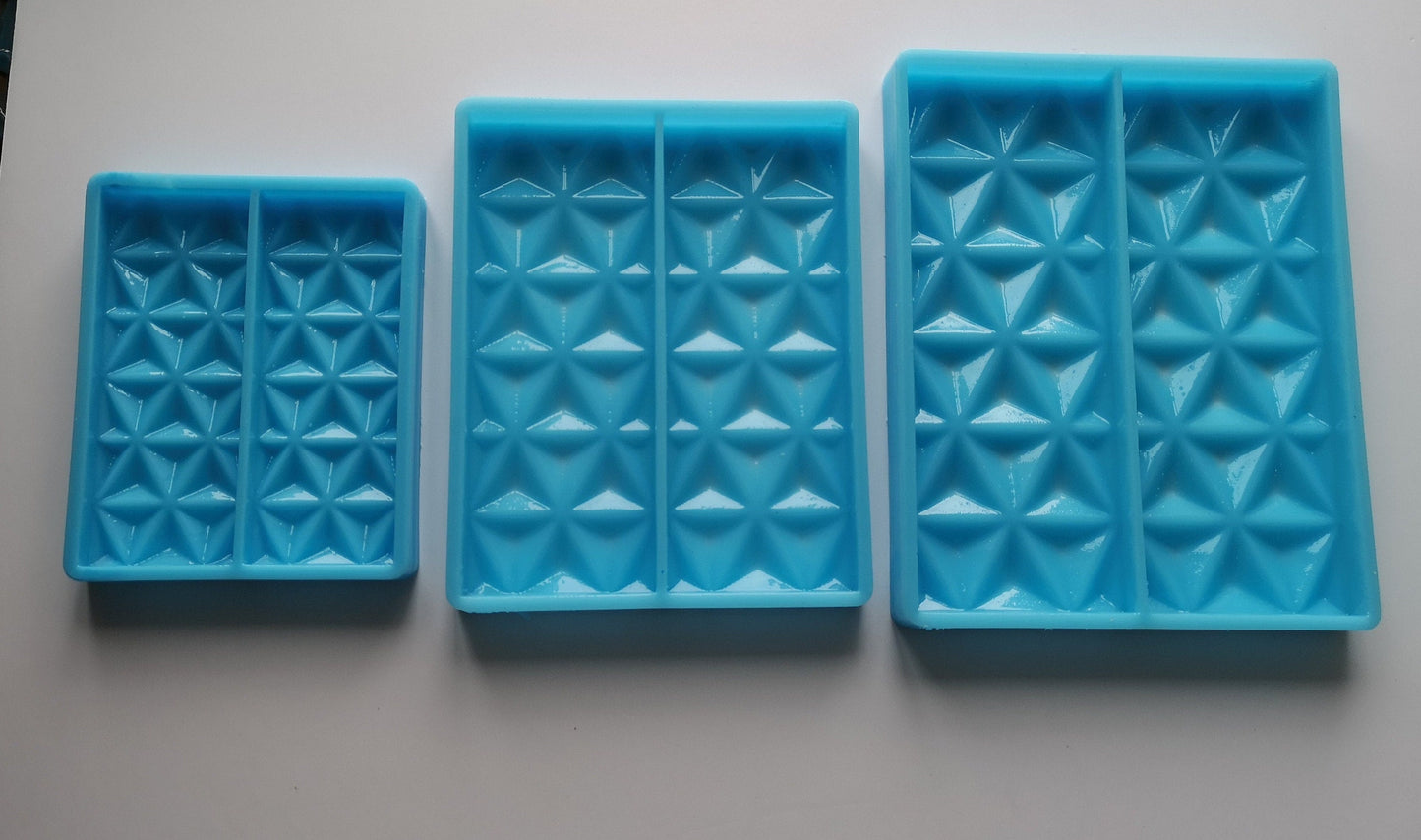 Diamond Snap-Bar Silicone Mould Wax Melts Candles Soaps Resin Tarts Bath bombs