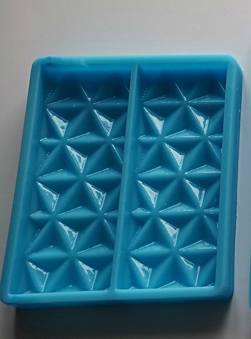 Diamond Snap-Bar Silicone Mould Wax Melts Candles Soaps Resin Tarts Bath bombs