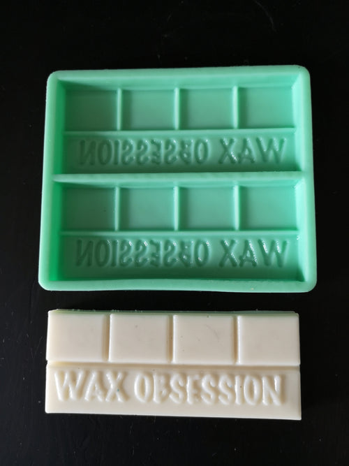 WAX OBSESSION - Wax Melt Silicone Mould Snap Bar Wax Melt Sample Mould