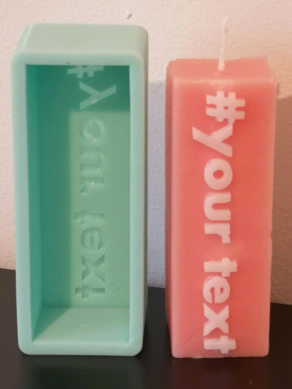 SAY It With A CANDLE - Custom Made Silicone Mould Service