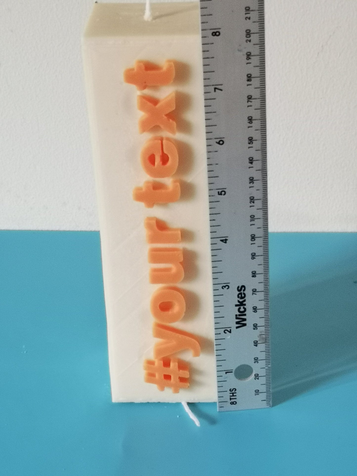 SAY It With A CANDLE - Custom Made Silicone Mould Service