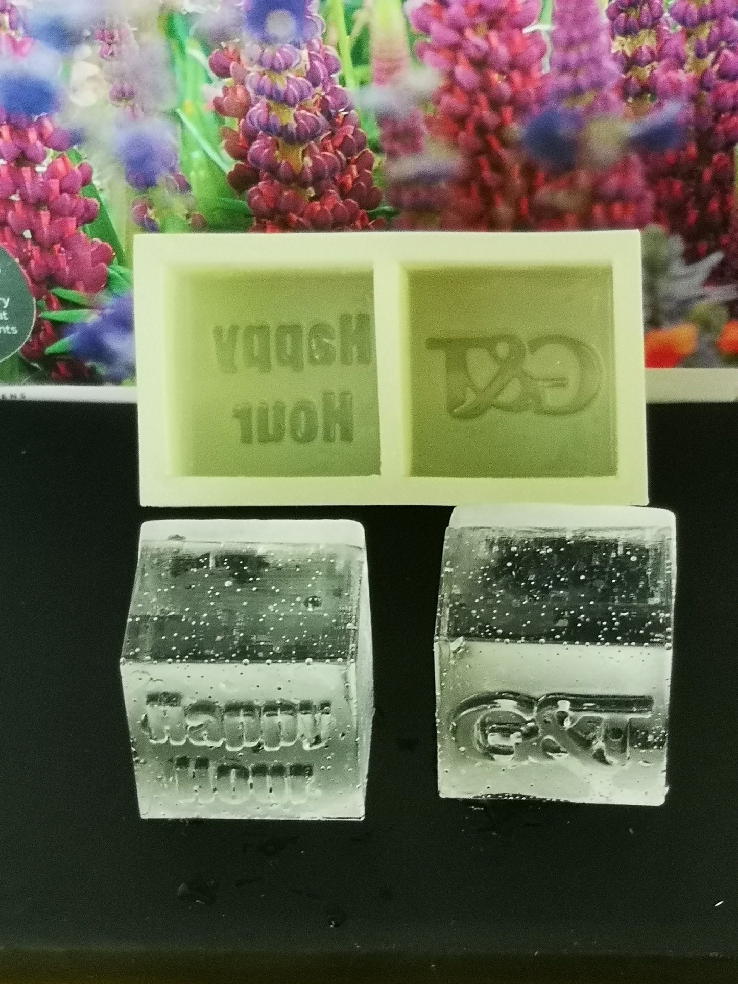 Personalised Silicone Cocktail Ice Cube Mould, Custom MONOGRAM Whiskey Ice Cube, Initials/Logo/Text/Emoji