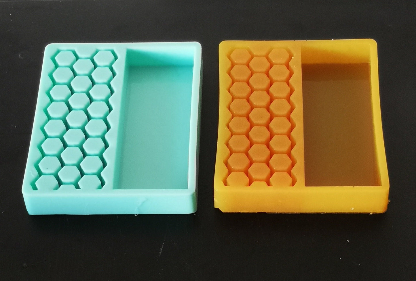 Multi-Cast Silicone Mould for Knife Scales Blanks Knife Handle - Honeycomb