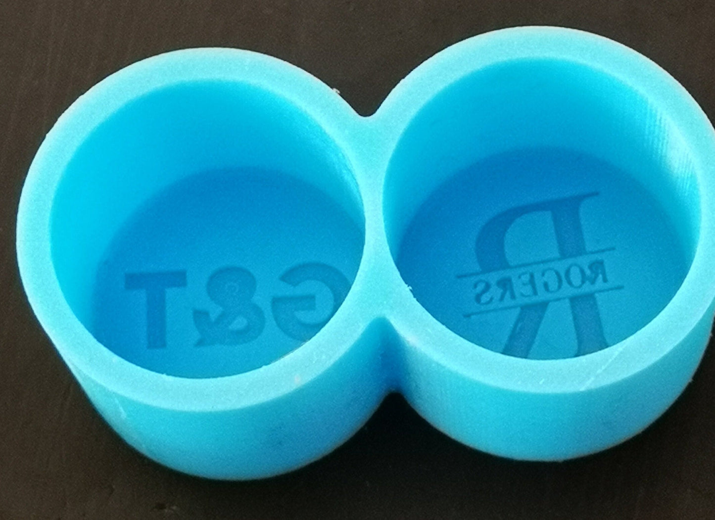 Personalised Silicone Cocktail Ice Cube Mould, Customised Cylindrical Ice Blocks
