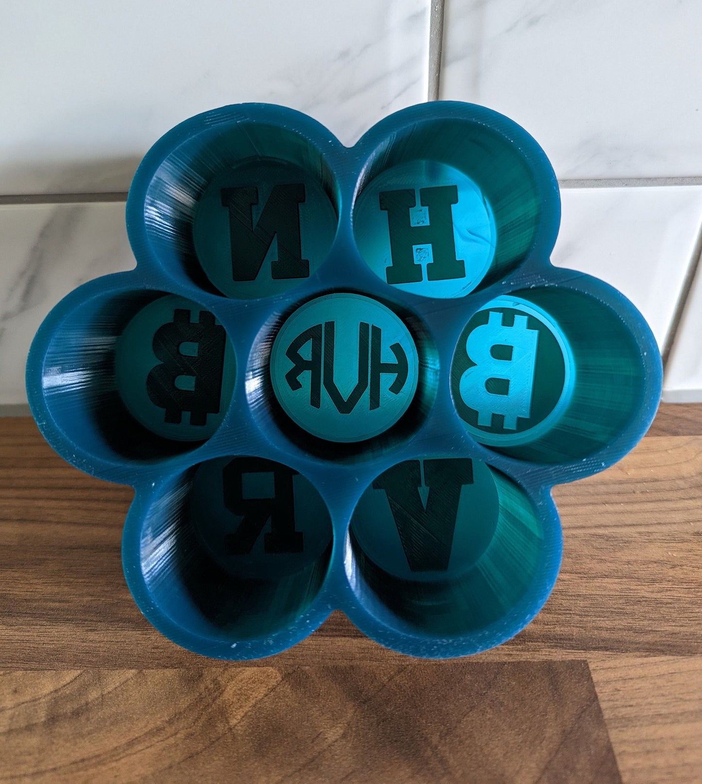 Personalised Cocktail Ice Cube Silicone Mould, Custom MONOGRAM Initial/Logo/Text
