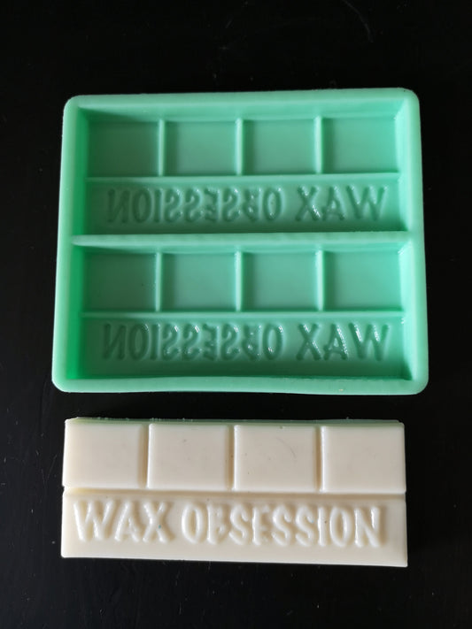 WAX OBSESSION - Wax Melt Silicone Mould Snap Bar Wax Melt Sample Mould