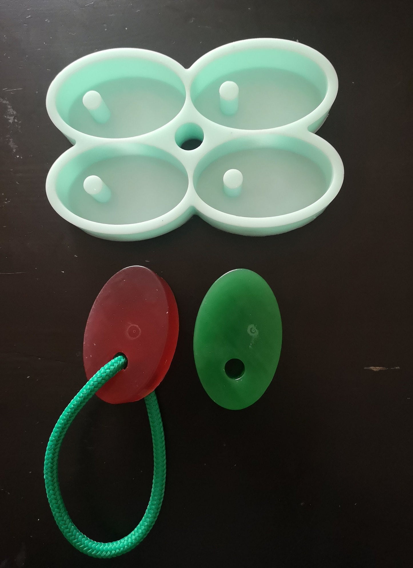 SOAP on a ROPE MOULD - Oval Silicone Mould For Handmade Soap Mould Diy Craft Kit