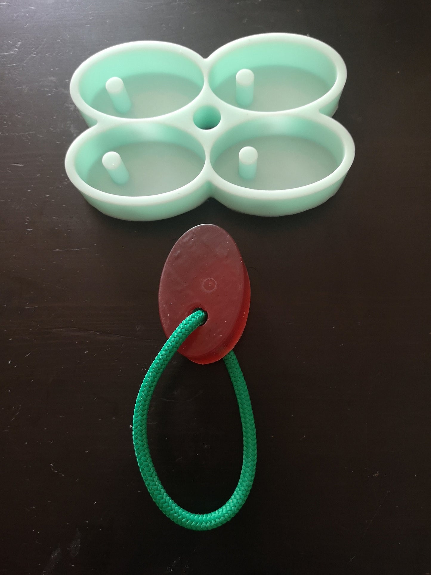 SOAP on a ROPE MOULD - Oval Silicone Mould For Handmade Soap Mould Diy Craft Kit