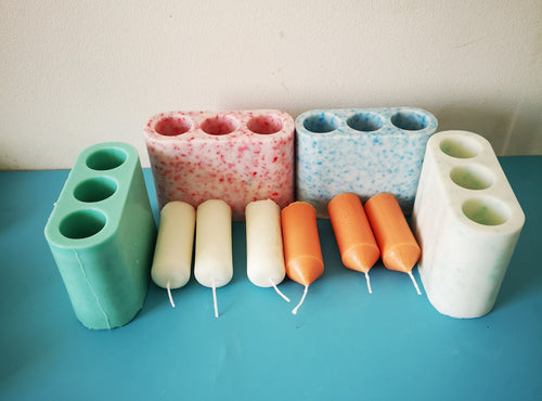 UCO Lantern Candle Silicone Mould - 3 & 6 Cavities for DIY Candle Making