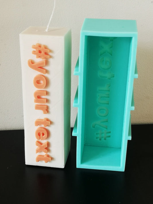 SAY It With A CANDLE - Custom Made Silicone Mould Service