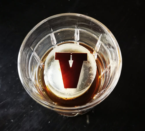 Personalised Silicone Cocktail Ice Cube Mould, Customised Inverted Ice Blocks