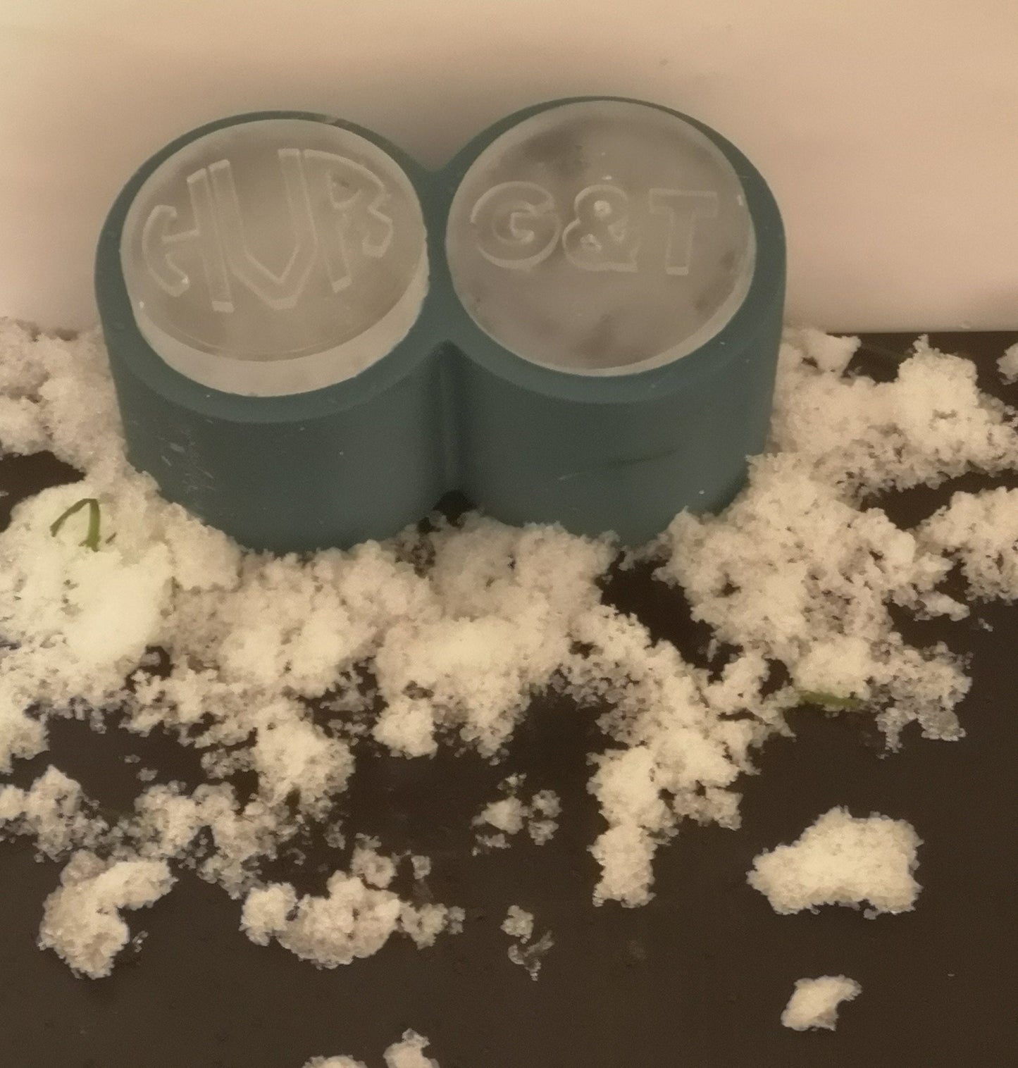 Personalised Silicone Cocktail Ice Cube Mould, Customised Cylindrical Ice Blocks