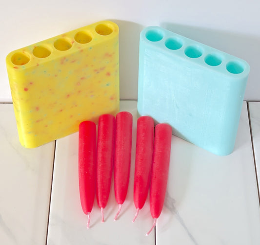 Tapered and Pillar Candle Silicone Mould Candle Making - Like Dipped Candles
